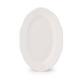 Porsima 4454 Yonca Porselen Kayık Tabak Seti - Oval Kahvaltılık Sunumluk Seti 25cm 2 Adet