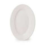 Porsima 4460 Burçak Porselen Kayık Tabak Seti - Oval Kahvaltılık Sunumluk Seti 20cm 2 Adet