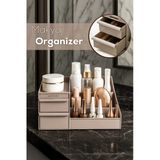 Porsima 5305 Çok Amaçlı Organizer 2 Çekmeceli Kozmetik Parfüm Krem Takı Makyaj Düzenleyici Kapicino