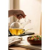 Porsima 5323 Borosilikat Cam Ibrik Model Zeytinyağ Şişesi - Yağlık ve Sirkelik 750ML