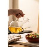 Porsima 5323 Borosilikat Cam Zeytinyağ Şişesi - Yağlık ve Sirkelik 750ml