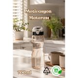 Porsima 911037-1 BPA Free Motivasyon Sporcu Su Matarası Tritan Suluk 0,7lt Su Şişesi Gri