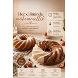 Porsima BPA İçermez Gıda ile Temasa Uygun Silikon Kek Kalıbı, Tart Kalıbı 23 cm 193