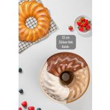 Porsima BPA İçermez Gıda ile Temasa Uygun Silikon Kek Kalıbı, Tart Kalıbı 23 cm 193