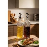 Porsima Dhz90116-1 2Li Sızdırmaz Kapaklı Cam Yağlık Sirkelik Yağdanlık 500Ml