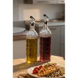 Porsima DHZ90116 2li Sızdırmaz Kapaklı Cam Yağlık Sirkelik Yağdanlık 500ML