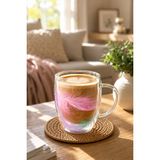Porsima Double Feather Çift Cidarlı Kupa 350 ml - 2 Adet