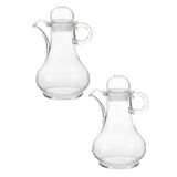 Porsima Pbt-570 Kapaklı Akrilik 2Li Yağlık Sirkelik Yağdanlık Seti 80Ml