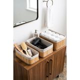 Porsima Pbt-595 Dikdörtgen 3lü Pinterest Sepet Bambu Sepet Seti Dekoratif Banyo Mutfak Düzenleyici Organizeri