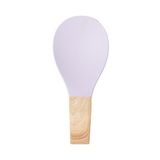 Porsima PBT-718-3 Bambu Saplı Silikon Kirli Kepçe Kaşıklık Altlığı Kepçe ve Kaşık Nihalesi Lila