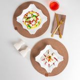 Porsima Porselen 2li Sunumluk Kase Mini Kahvaltılık Şekerlik Reçellik Sosluk Çerezlik Kase Seti 19x21 Cm