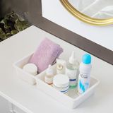 Porsima Wh-72 Cekmece Ici Iki Bolmeli Cok Amacli Organizer Beyaz- Dolap Ici Duzenleyici Organizer