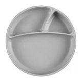 Porsiyon Vakumlu Mama Tabağı Powder Grey (3 Adet)