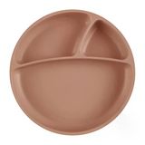 Porsiyon Vakumlu Mama Tabağı Woody Brown (3 Adet)