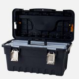 Port-Bag SE.02 18 inç Strongo Eko Metal Kilitlli Siyah Plastik Takım Çantası