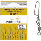 Port Fish BL3007 Snap Klipsli Fırdöndü No:4