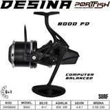 Port Fish Portfish Desina 8000 Olta Makinası - Siyah - Gümüş