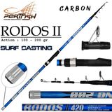 Port Fish Rodos 420 CM 100-200 G Atarlı Karbon Surf Olta Kamışı