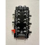 Port Rgb Fan Çoğaltıcı 12 Volt 4 Pin Pwm 5 Volt 3 Pin Argb Sata Güç Destekli Argb Fan Çoğalt