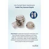 Portable Mesh Nebulizatör Yedek Ilaç Haznesi Başlık - Çok Renkli