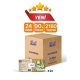 Portakal Çiçeği Kokulu Islak Mendil 24x90 Pk 2160 Yaprak Doğal Esans , Geri Dönüştürülebilir Kumaş