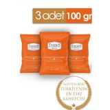 Portakal Çikolata Aromalı Türk Kahvesi 100 Gr 3'lü Paket