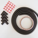 Portakal Safety Kauçuk Mini Kenar+Mini Köşe Koruyucu Seti-KAHVERENGİ