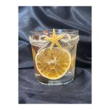 Portakal tarçın karanfil jel mum 9x10 cm