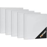 Portart Tuval 15X15 cm 5'li Paket - Çok Renkli