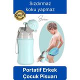 Portatif Erkek Çocuk Pisuarı Lazımlık Çiş Eğitimi Taşınabilir Acil Taşınabilir Mavi Oğlan Tuvalet