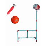 Portatif Kale-Pota Oyun Seti - Futbol Kalesi Basket Potası 2'li Oyun Seti