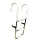 Portatif Krom Tekne Merdiveni 4 Basamak 110cm