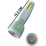 Portatif Şarjlı 2 Modlu El Feneri Cob LED Fener Pro