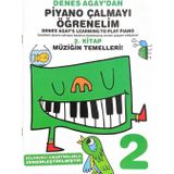 Portemem Müzik Eğitim Malzemeleri Denes Agay ' dan Piyano Çalmayı Öğrenelim 2. Kitap