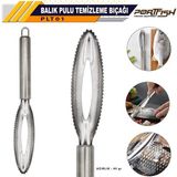Portfish Balık Pulu Temizleme Bıçağı - Gri