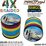 Portfish Bango 4 Kat Ip Misina 1000 mt Ebruli 0,40