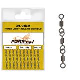 Portfish Bl-1019 10 Adet Zincir Fırdöndü (3 Lü) 5 No