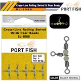Portfish BL-1088 Üçlü Fosforlu Bilyalı Fırdöndü - 5*6