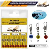 Portfish BL-6015 Stoperli Fırdöndülü Klips M Beden