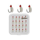 Portfish Kurtcuk Silikon Yem 20 Li Paket Renk: Şeffaf Glow cok-renkli