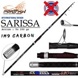 Portfish Sarissa 420 Cm 250G Atarlı Karbon Surf Olta Kamışı
