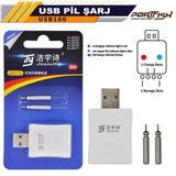Portfish USB Pil Şarj Aleti