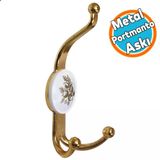 Portmanto Askı Dolap Askılık Askılığı Banyo Mutfak Askısı Duvar Kapı Elbise Kıyafet Vestiyer Gold