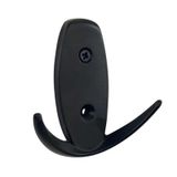 PORTMANTO ASKISI SANDAL KANCA İKİLİ MAT SİYAH