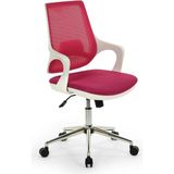 Porto Çalışma Sandalyesi Ofis Koltuğu - Pembe - Beyaz