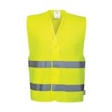 Portwest Fosforlu İkaz Yeleği 140 Gram - Reflektörlü Güvenlik Yeleği
