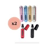 PORUTU 2 Adet Parfüm Şişesi Taşınabilir Mini Doldurulabilir Atomizer Parfüm Şişeleri Boş Küçük