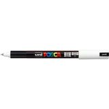 Posca Pc-1mr Beyaz Marker Kalemler Ultra Ince 0,7 mm Kalibre Uç Ucu Her Yüzeye Yazılır Kumaş Cam Taş