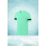 Poseidon Storm Büyük Beden Erkek Su Yeşili Dri-Fit Kumaş Baskısız Yuvarlak Yaka Kısa Kol Tişört (4xl- 10XL) - 5XL