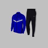 Poseidon Storm Yeni Seri Erkek Su Yeşili Supra Penye Kumaş Rahat Fermuarlı Kapüşonlu Eşofman Alt Üst Set S-3xl - Mavi